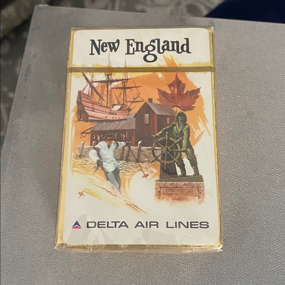 Delta Airlines Playing Cards New England